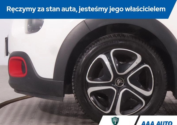 Citroen C3 cena 45000 przebieg: 41687, rok produkcji 2018 z Strzelin małe 137